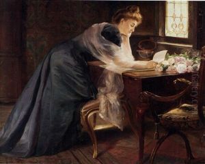 The Love Letter by Georges (Ferdinand) Lemmers