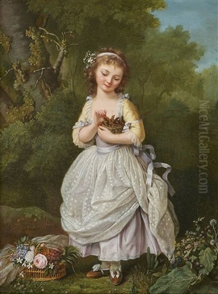 Girl With A Bird's Nest - view 1