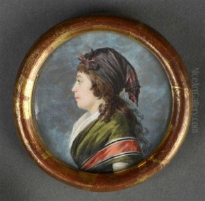 Portrait De Madame Agathe-francoise Lemoine Nee Bonvallet