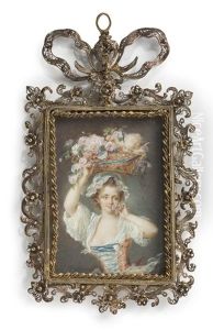 La Marchande D'amour by Jacques Antoine Marie Lemoine