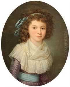 Portrait De Jeune Fille En Corsage De Linon