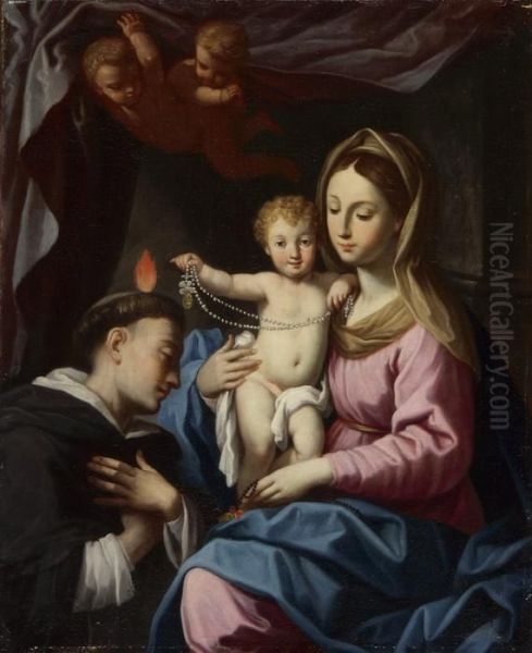 Die Heilige Familie Mit Dem Hl. Domenikus - view 1