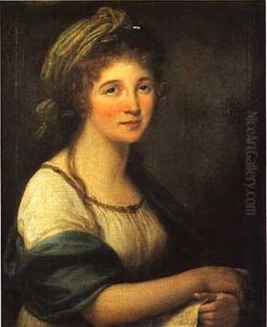 Portrait De Jeune Femme Au Turban