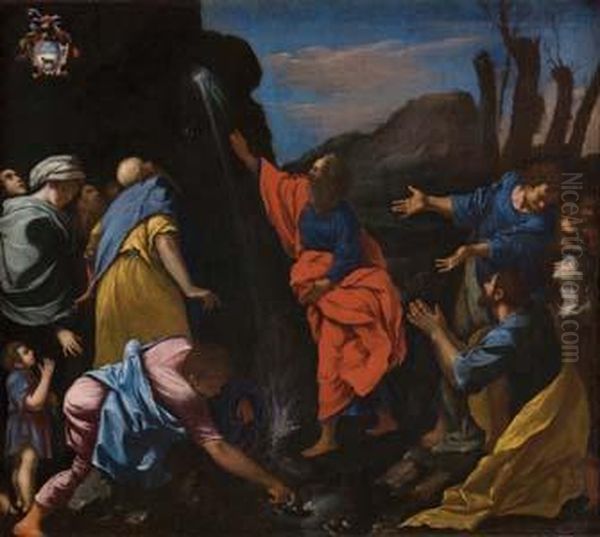 Mose Fa Scaturire L'acqua Dalla Roccia - view 1