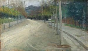 On The Viale, Florence by Arthur Lemon