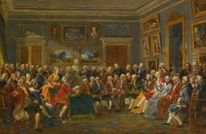 A Reading Of Voltaire's Tragedy L'orpheline De La Chine In The Salon Of Madame Geoffrin thumbnail