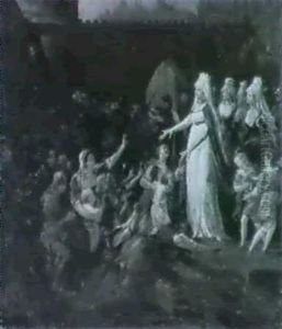 Le Devouement D'une Femme De La Noblesse by Anicet-Charles-Gabriel Lemonnier