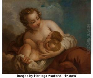 Allergory Of Charity by Francois Lemoyne