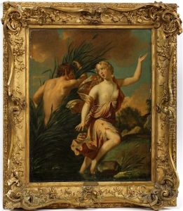 Nymph & Fanus by Francois Lemoyne