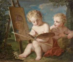 Allegorie De La Peinture by Francois Lemoyne