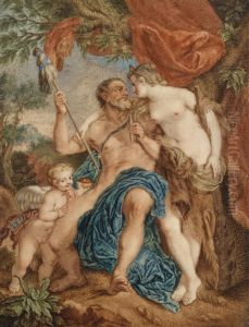 Herkules Und Omphale by Francois Lemoyne