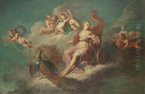 Triunfo De Juno by Francois Lemoyne