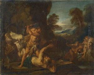 Hercule Terrassant Cacus by Francois Lemoyne