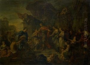 La Continence De Scipion by Francois Lemoyne