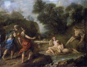 Danish Knights In The Garden Of Armida