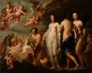 De Tre Gracerna by Francois Lemoyne