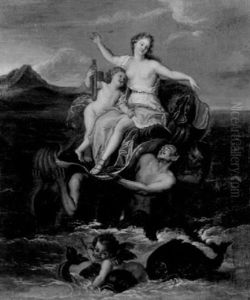 Der Triumph Der Galatea by Francois Lemoyne