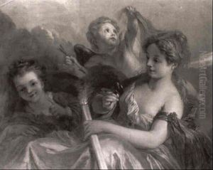Allegorie De L'amour by Francois Lemoyne