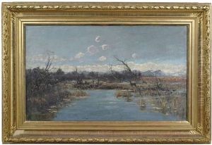 Moorlandschaft Im Vorgebirge by Eugen Traugott Friedrich Lemppenau