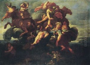 The Abduction Of Rinaldo by Giovanni Battista Lenardi
