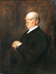 Furst Bismarck by Lenbach Franz Von