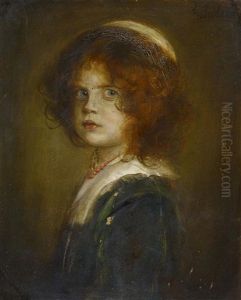 Portrait Seiner Tochter Gabriele Als Madchen Portrait Seiner Tochter Gabriele Als Madchen