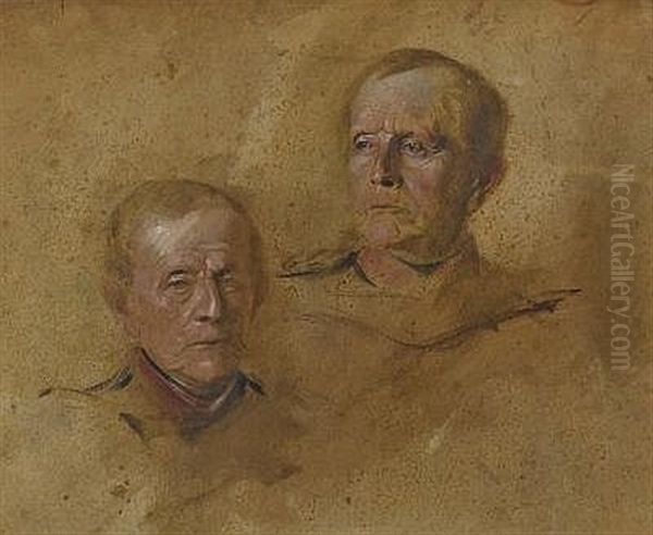 Portratstudien Generalfeldmarschall Helmuth Graf Moltke - view 1