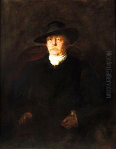 Portrait Du Chancelier Otto Von Bismarck, En Habit Civil by Lenbach Franz Von