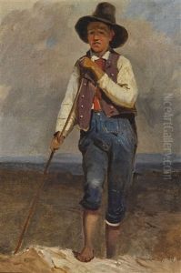Stehender Hirtenknabe