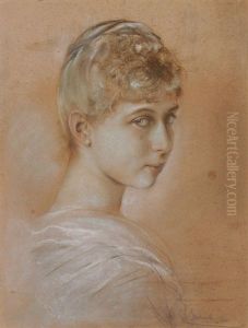 Portrait Victoria (von Preusen), Prinzessin Von Schaumburg-lippe (1866-1929)