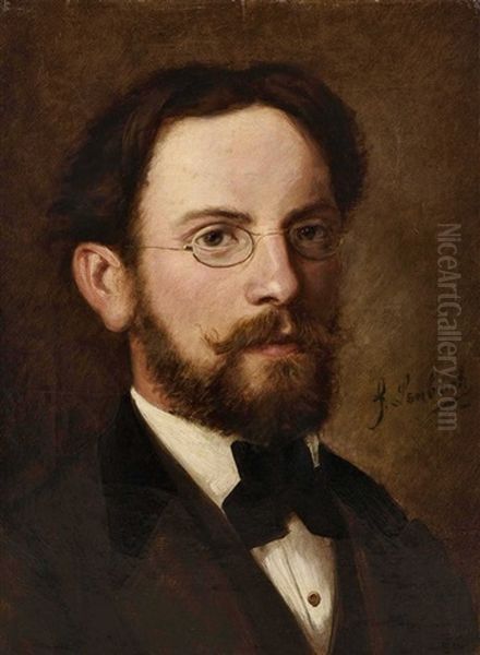 Portrait Eines Herren Mit Brille - view 1
