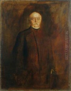 Furst Bismarck by Lenbach Franz Von