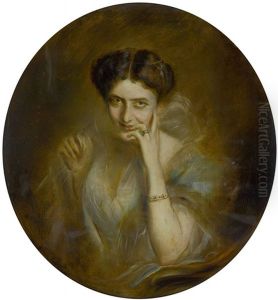 Mary Victoria Lady Curzon Of Kedleston (+ Portrat Lady Curzon (study), Pencil And Chalk; 2 Works)