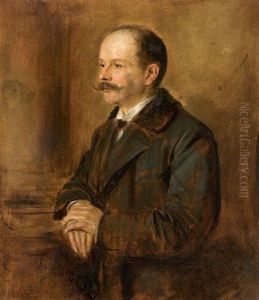 Halbfigurenbildnis Alfred Pringsheims by Lenbach Franz Von