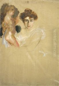 Bildnis Der Frau Von Bleichroder Mit Kleinem Kind Bildnis Der Frau Von Bleichroder Mit Kleinem Kind