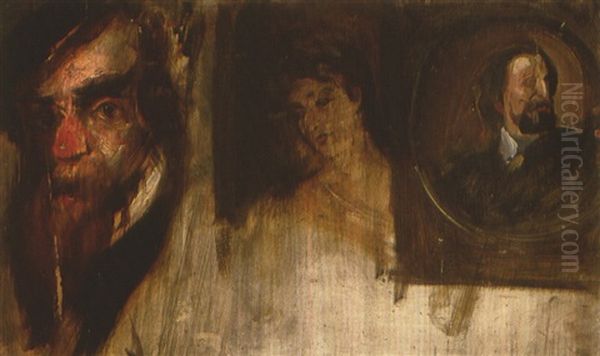 Drei Kopfe (studies) - view 1