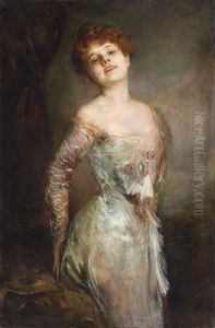 Portratbildnis Der Schaupielerin Fritzi Scheff by Lenbach Franz Von