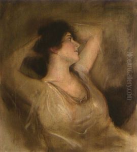 Portrat Der Bertha Morena, Kammer- Und Hofopernsangerin (?) by Lenbach Franz Von
