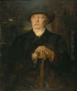 Bildnis Furst Otto Von Bismarck by Lenbach Franz Von