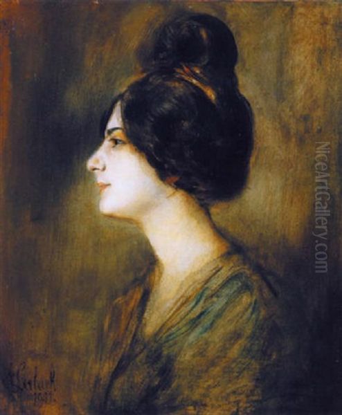 Portrait Einer Jungen Dame - view 1