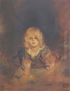 Marion Lenbach by Lenbach Franz Von