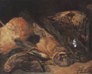 Jagdstilleben by Lenbach Franz Von
