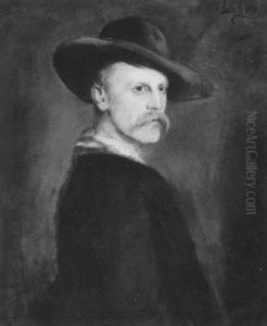 Bildnis Des Polarforschers Fridtjof Nansen by Lenbach Franz Von
