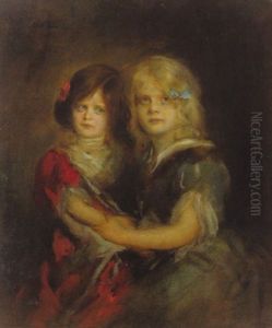 Portrait Der Beiden Alteren Tochter Portrait Der Beiden Alteren Tochter