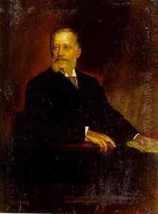 Portrait Of A Gentleman by Lenbach Franz Von