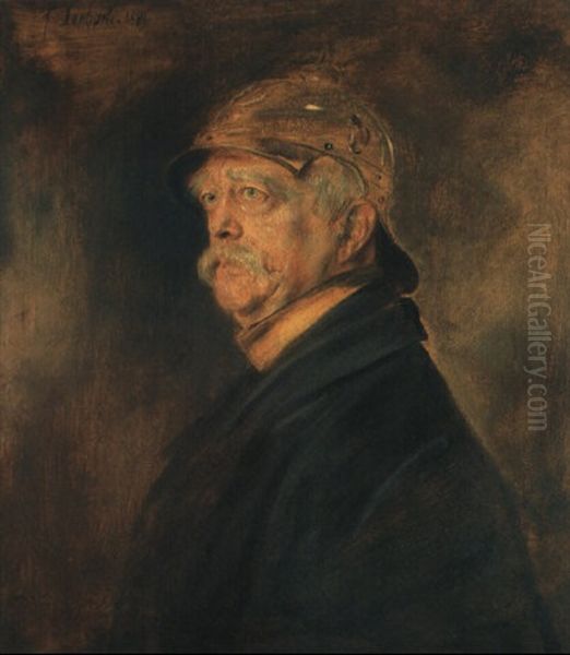 Otto Furst Von Bismarck In Uniform Und Mit Helm - view 1