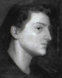 Portrat Einer Jungen Frau by Lenbach Franz Von