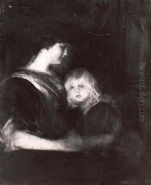 Lolo Von Lenbach Mit Ihrer Tochter Marion - view 1