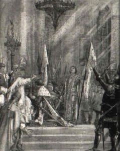 Jeanne D'arc Au Sacre De Charles Vii by Jules Eugene Lenepveu