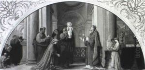 Presentation De L'enfant Au Temple by Jules Eugene Lenepveu